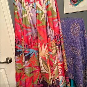 Rachel Zoe Multicolor Print Skirt